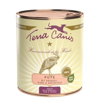Terra Canis Classic Adult 6x800g Pute mit Brokkoli, Birne und Kartoffel