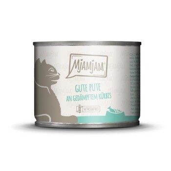 MjAMjAM Nassfutter Katze Adult Pute und Kürbis 6x200 g