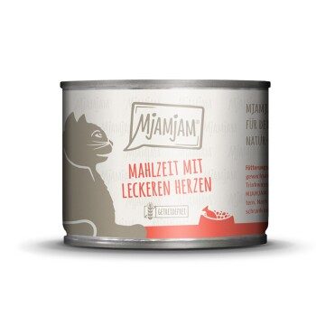 MjAMjAM Nassfutter Katze Adult mit Herzen 6x200 g