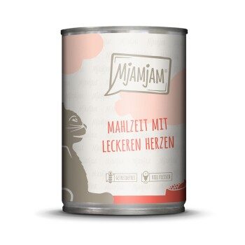 MjAMjAM Nassfutter Katze Adult mit Herzen 6x400 g