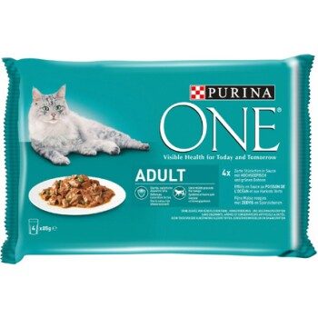 Purina ONE Nassfutter Katze Adult Hochseefisch 48x85 g