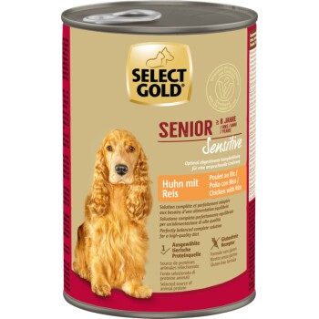 SELECT GOLD Sensitive Senior Huhn und Reis 24x400 g