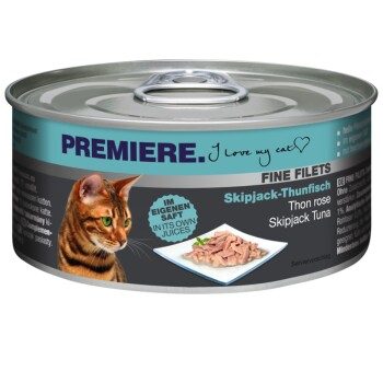 PREMIERE Fine Filets Naturell Skipjack-Thunfisch 12x80 g