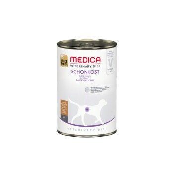SELECT GOLD Medica Nassfutter Hund Adult Schonkost, Huhn Pute mit Reis 6x400 g