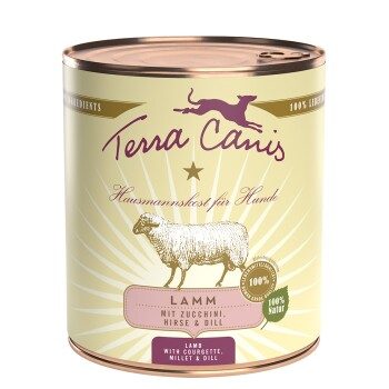 Terra Canis Classic Adult 6x800g Lamm mit Zucchini, Hirse und Dill