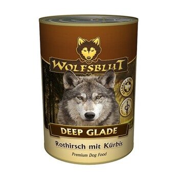 WOLFSBLUT Adult Deep Glade - Rothirsch mit Kürbis - 6x395g