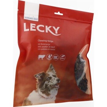 Lecky Chewing-Strips mit Rinderlunge 5 Stück