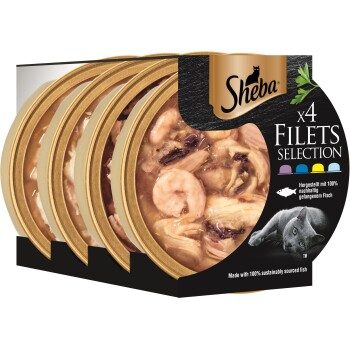 SHEBA -  Filets Selection 4x60g, Promotion, 240 g