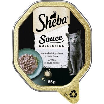 Sheba Sauce Collection 22 x 85 g mit Kalbshäppchen 22x85 g