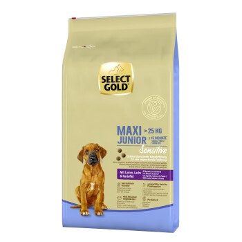 SELECT GOLD Sensitive Maxi Junior Lamm/Lachs/Kartoffel Lamm mit Lachs und Kartoffel 12 kg