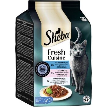 Sheba Fresh Cuisine Nassfutter Katze Adult Multipack Taste of Tokio 36x50 g