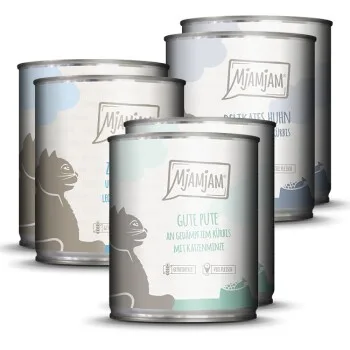 MjAMjAM Nassfutter Katze Adult, Mixpaket 6x800 g Mixpaket 2