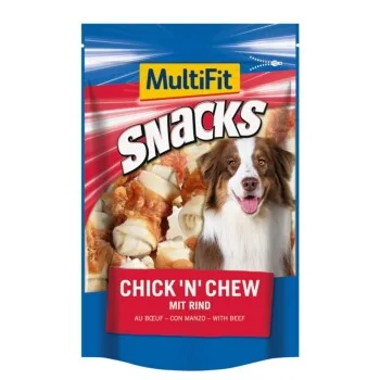 MultiFit Snacks Chick'n chew mit Rind 2x100 g