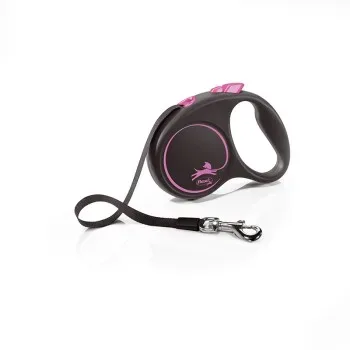 Flexi Black Design Gurt pink S, 5 m, 15 kg