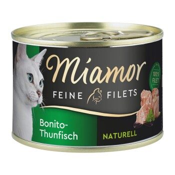 Miamor Feine Filets Naturell Bonito-Thunfisch 24x156 g