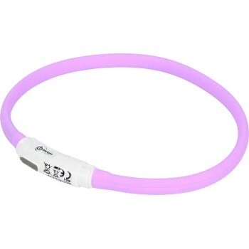 AniOne Leuchtring Silikon Kette pink S-M