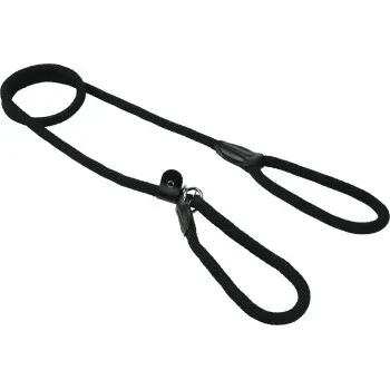 AniOne Nylon Retriever-Leine Activity schwarz