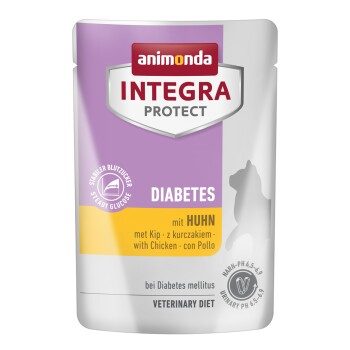 animonda Integra Protect Nassfutter Katze, Adult, Diabetes Huhn 24x85 g