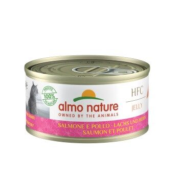 Almo nature HFC Jelly Lachs und Huhn 24x70 g
