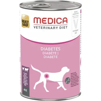 SELECT GOLD Medica Nassfutter Hund Adult Diabetes 6x400 g