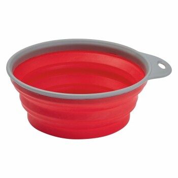 Dogs Creek Reise-Silikonnapf Trail rot 1 l