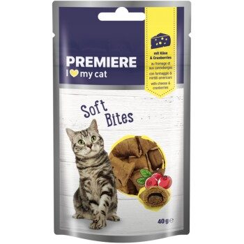 PREMIERE Soft Bites Käse und Cranberries 40 g