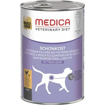 SELECT GOLD Medica Nassfutter Hund Adult Schonkost fettreduziert, mit Huhn 6x400 g