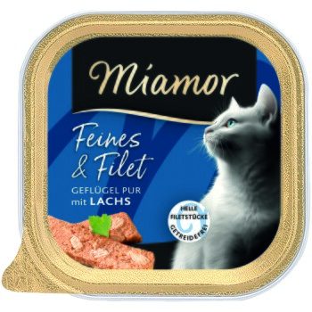 Miamor Feines & Filet Poulet Pur & Saumon 16x100g
