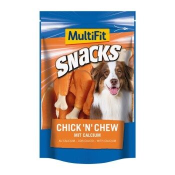 MultiFit Snacks Chick'n Chew Calciumknochen 2x100 g