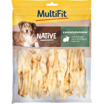 MultiFit native Kaninchenohren 100 g