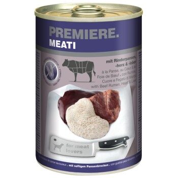 PREMIERE Meati Rinderpansen, -herz und -leber 12x400 g