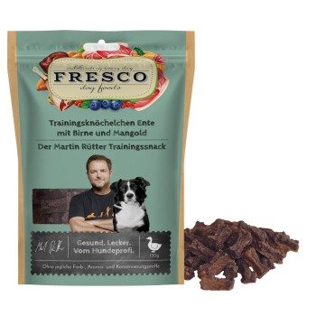 FRESCO M. Rütter Trainingsknöchelchen 2x150g Ente mit Birne und Mangold 2x150 g