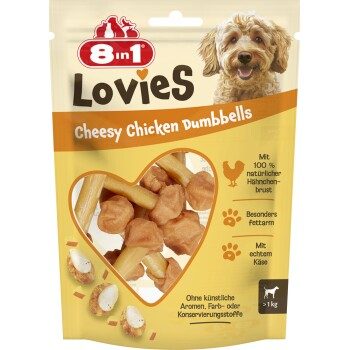 8in1 Cheesy Chicken Dumbbells 80g