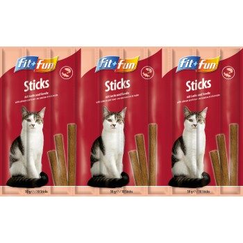 FIT+FUN Sticks 25x10 Stück Lachs und Forelle