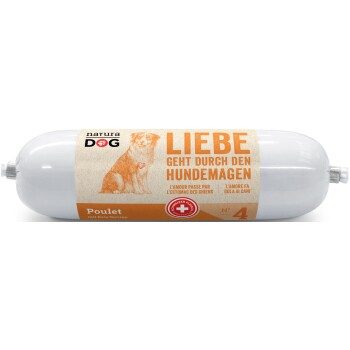 NaturaDog Wurst mit Huhn und Reis 25x200 g