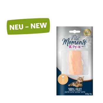 MOMENTS Filet Snack für Kitten Huhn 20x15 g