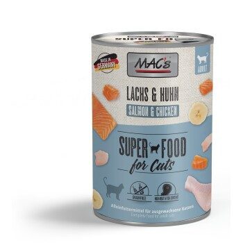 MAC's Nassfutter Katze Adult Lachs und Hühnchen 24x400 g