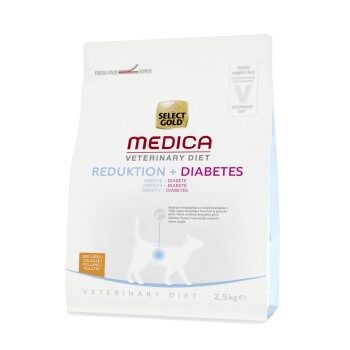 SELECT GOLD Medica Katze, Adult, Reduktion+Diabetes 2.5 kg