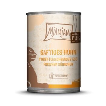 MjAMjAM Nassfutter Katze Adult Purer Fleischgenuss Huhn 6x400 g