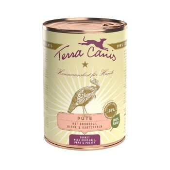 Terra Canis Classic Adult 6x400g Pute mit Brokkoli, Birne und Kartoffel 6x400 g