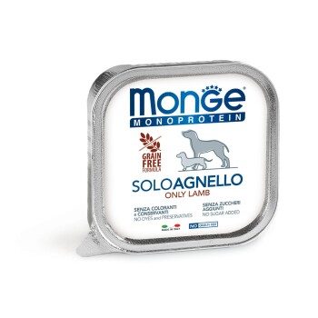 Monge Monoprotein Grainfree Paté Lamm 24x150g