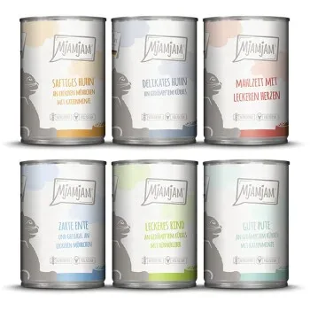 MjAMjAM Nassfutter Katze Adult, Mixpaket 6x400 g Mixpaket 3
