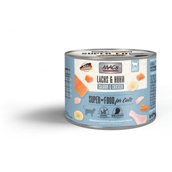 MAC's Nassfutter Katze Adult Lachs und Hähnchen 6x200 g