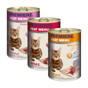 PREMIERE Meat Menu Adult Mixpaket 6x400g Mixpaket 1