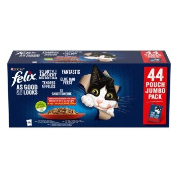 Felix Multipack So gut wie es aussieht Geschmacksvielfalt vom Land in Gelee 44x85g