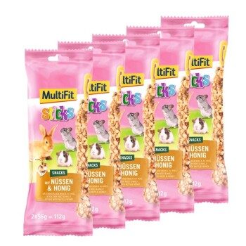 MultiFit Sticks mit Nüssen und Honig 5x112 g