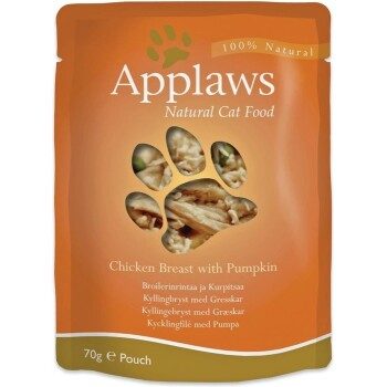 Applaws Nassfutter Katze Adult Huhn und Kürbis 12x70 g