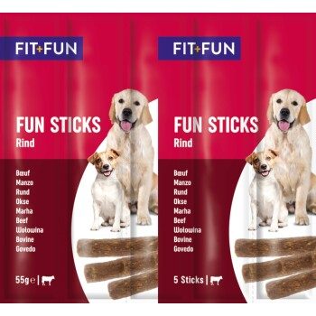 FIT+FUN fitfun Fun Sticks Rind 20x55 g