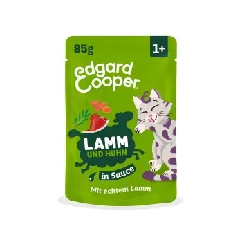 Edgard & Cooper Nassfutter Katze Adult in Sauce Lamm und Huhn 12x85 g