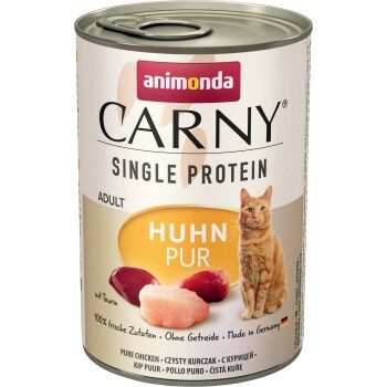animonda Carny Nassfutter Katze Adult Single Protein Huhn pur 6x400 g